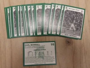 1990 Michigan State Collegiate Collection #16 EARL MORRALL Lot of (10) - Picture 1 of 1