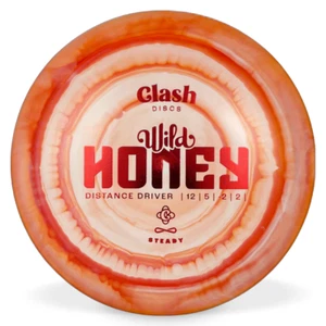 Clash Discs - Wild Honey - Steady Ring - 12 Speed Disc Golf Distance Driver - Picture 1 of 2