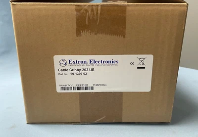 Extron Cable Cubby US 202 60-1399-02 Table Cable Access AV Enclosure - Image 1 of 4