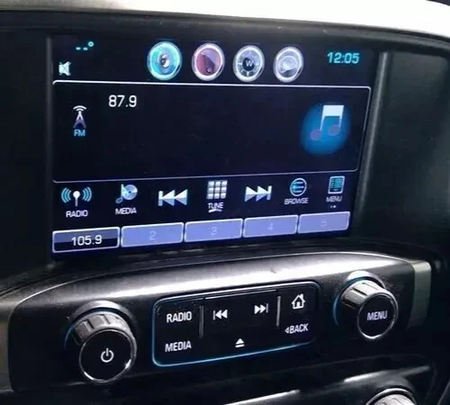 2015 2016 CHEVROLET SILVERADO 1500 2500 Radio Panel W/8" INCH SCREEN GENUINE OEM - Image 1 of 4