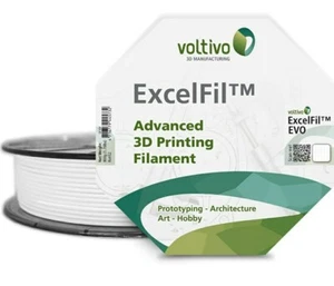 Voltivo Blancanieves ExcelFil EVO 2,85 mm Filamento 3D 800G EF-EVO-285-SWHIT - Imagen 1 de 1