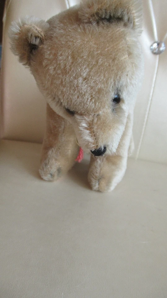 Teddy Hermann Teddy stehend mit Label - Bild 1 von 4