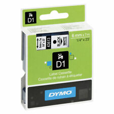 Cassette Recharge Étiquettes DYMO D1 12mm 45017 Noir Rouge ORIGINALE GENUINE New