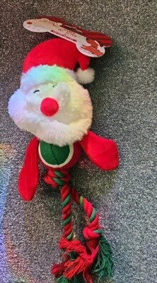 Santa Plush Toy Dogs - Image 1 of 2