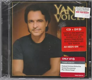 YANNI: "VOICES" CD/DVD FACTORY SEALED BRAND NEW TARGET SPECIAL EDITION 2009 - Imagen 1 de 2