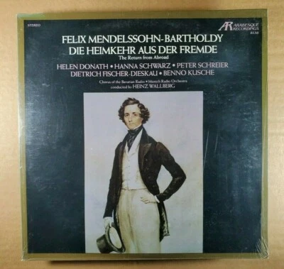 MENDELSSOHN *The Return From Abroad * Wallberg FACTORY SEALED Arabesque DG-LP  - Image 1 of 2