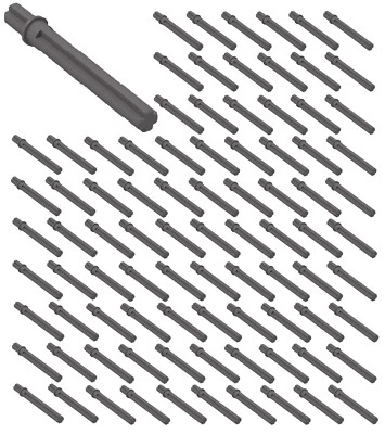 ☀️LEGO Technic 100x Dark Bluish Gray Axle 5.5 w/ Stop #32209 Rod Mindstorms NXT - Image 1 of 2