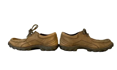 Sapatos Caterpiller Cats masculino tamanho EUA 8.5 marrom camurça gravata sola de tração P718450 - Imagem 1 de 4