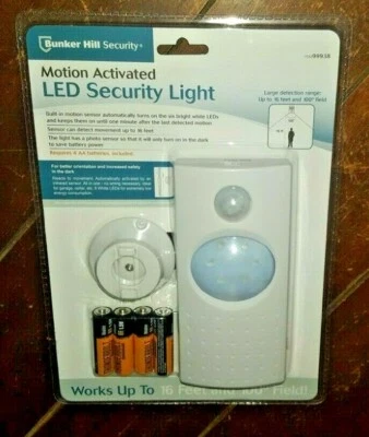 Bunker Hill Motion Activated LED Security Light -Up to 16 Feet- Model #99938 - Image 1 of 2