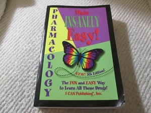 Pharmacology Made Insanely Easy 5th Edition Fun and Easy Way to Learn Drugs - Picture 1 of 7