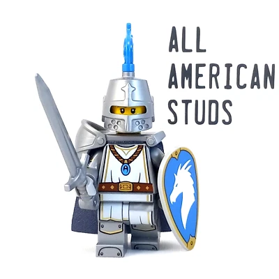 LEGO Castle Dragon King Knight Minifigure 71047 Dungeons Series D&D Paladin - Image 1 of 4