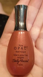 Sally Hansen Fire Opal Nail Glaze VHTF Earthen Opal RARE - Picture 1 of 3