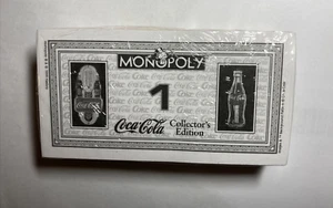NIP Monopoly Coca Cola Edition Replacement Money Bills Sealed Complete Set - Picture 1 of 4