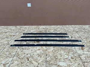 MERCEDES W212 E63 2010-2016 OEM LEFT RIGHT FRONT REAR DOOR TRIM MOLDING SET BLCK - Picture 1 of 13