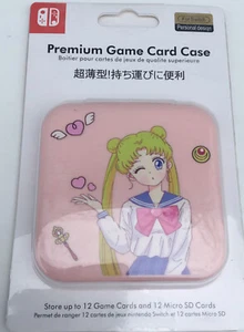 Premium Rubber Game Card Case Storage Box For Switch Sailor Moon Kawaii New - Picture 1 of 3