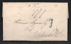 1832 Cover To Edinburgh- Charge Mark-Addl 1/2d(part) & 2 Date Stamps As Scanned