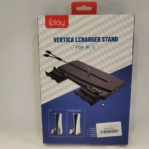 IPlay Vertical Charger Stand for the PS5 DE / UHD*Playstation 5 & Digital Editio - Picture 1 of 5