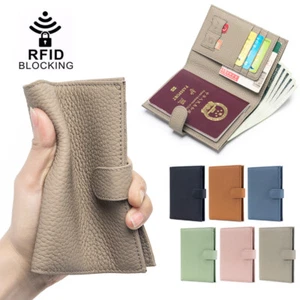 Travel Wallet & Family Passport Holder RFID Blocking Document Organizer Case Bag - Picture 1 of 24