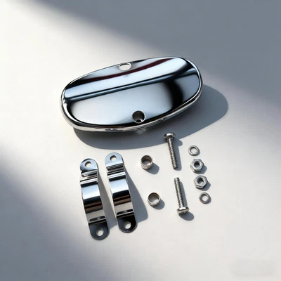 Copper Exhaust Boot Guard Heat Shield for for Harley Knucklehead Panhead - Image 1 of 4