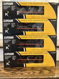 K-Line K-4630L Midnight Chief ATSF Alum Passenger Set 4-PAC 18” NIB MINT - Picture 1 of 8