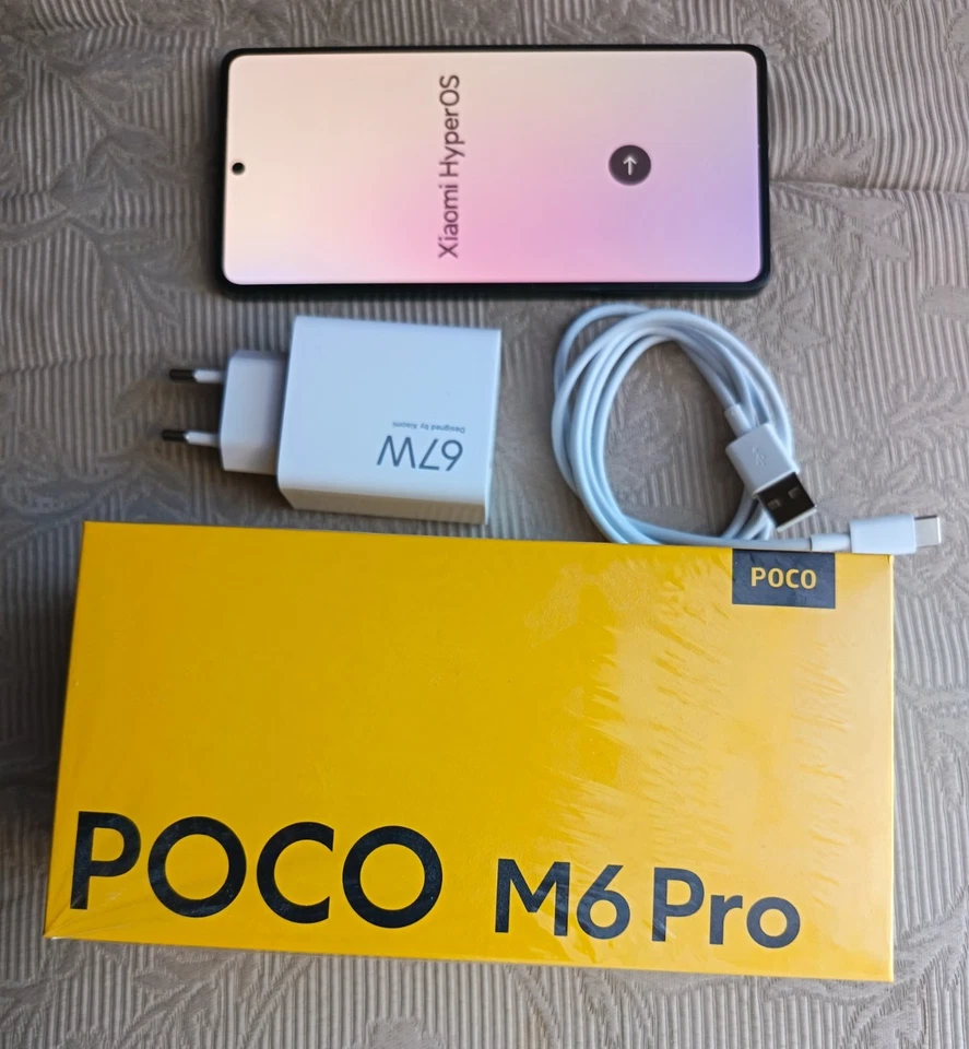 Xiaomi POCO M6 Pro  12GB+512GB 6.67'' 10 Monate alt mit rechnung von 16.01.25 - Bild 1 von 3
