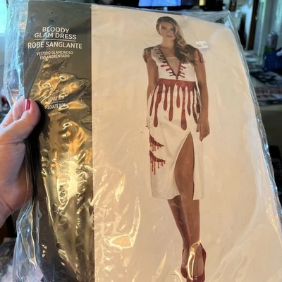 Bloody Glam Dress Women’s S/M  Vampire Halloween Costume Sexy New Sexy - Image 1 of 4