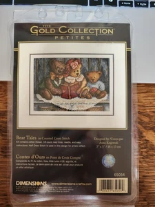 Cross Stitch Kit Dimensions Gold Collection Petites "Bear Tales"   - Picture 1 of 2