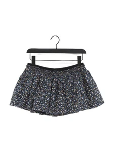 Jack Wills Women's Mini Skirt UK 8 Blue Floral 100% Cotton Short Mini - Picture 1 of 5