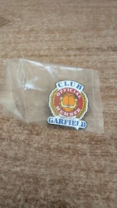 Vintage Garfield Club Garfield Official Member BFHD Enamel Pin - RARE! - Picture 1 of 2