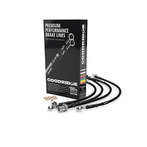 Líneas de freno trenzadas de acero inoxidable Goodridge delanteras/traseras para Toyota Yaris GR - Imagen 1 de 1