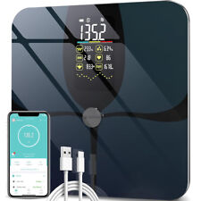 Rechargeable Large Display Body Scale for Fat Heart Rate Heart Index Muscle Mass
