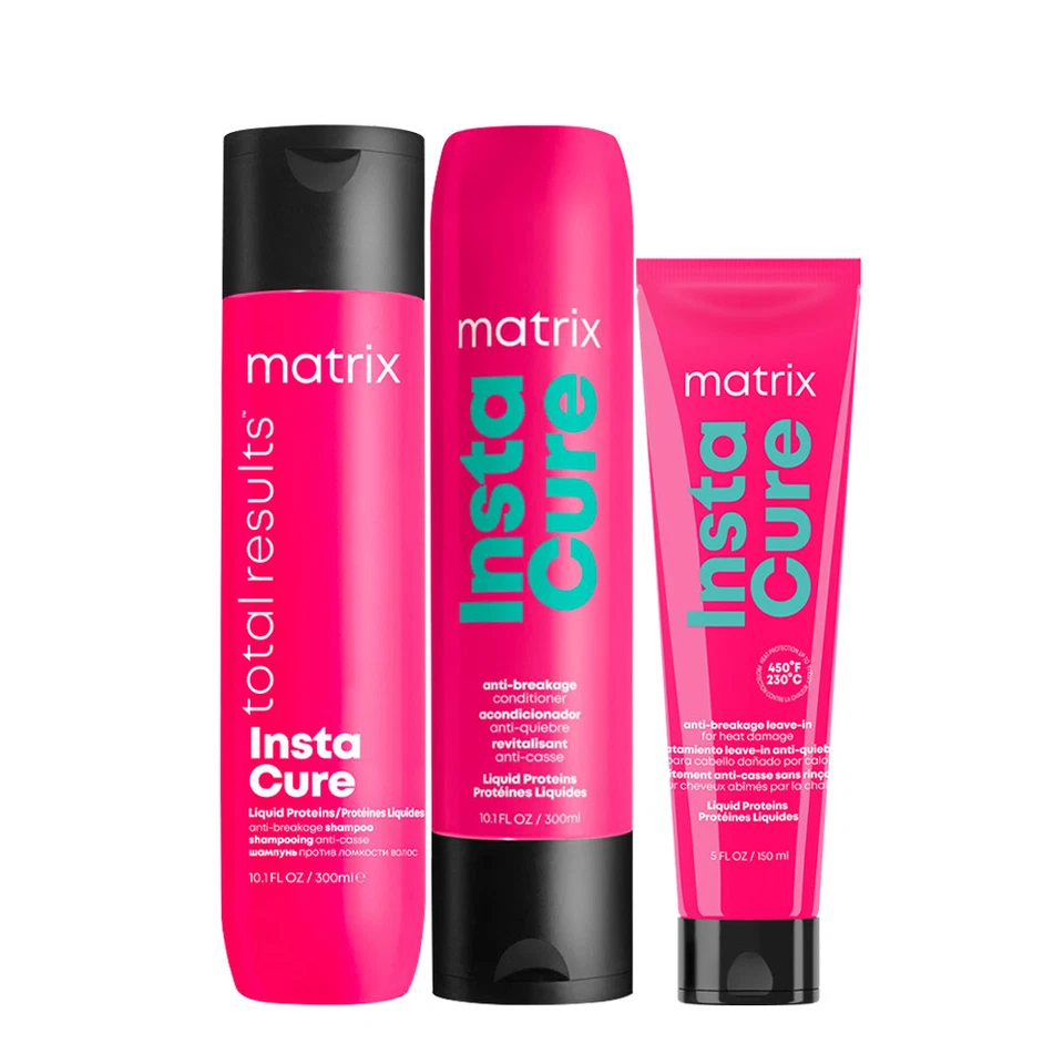 Matrix Haircare Instacure Shampoo 300ml Conditioner 300ml Leave-in 150ml - Imagen 1 de 1