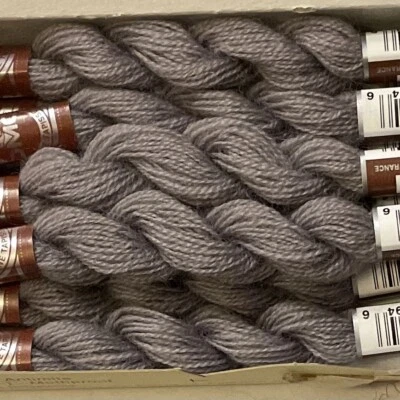DMC Wool Embroidery Floss Medicis Medium Gray 8508 27.3yd Skein Box Of 9 - Image 1 of 4
