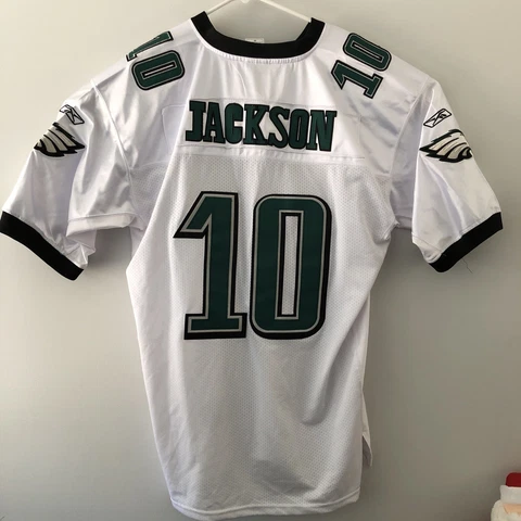 Reebok On Field Philadelphia Eagles #10 Desean Jackson Jersey Sz 50 XL White Cover
