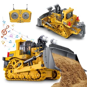 RC Bulldozer Toys - Remote Control Bulldozer Construction Vehicles Trucks Toys - Picture 1 of 8