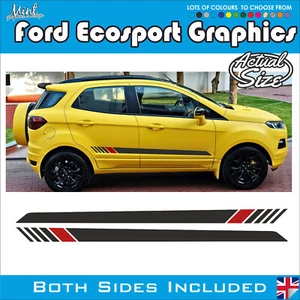 Calcomanías deportivas Ford EcoSport línea ST rayas laterales pegatinas gráficos SIN P&P 020 - Imagen 1 de 4