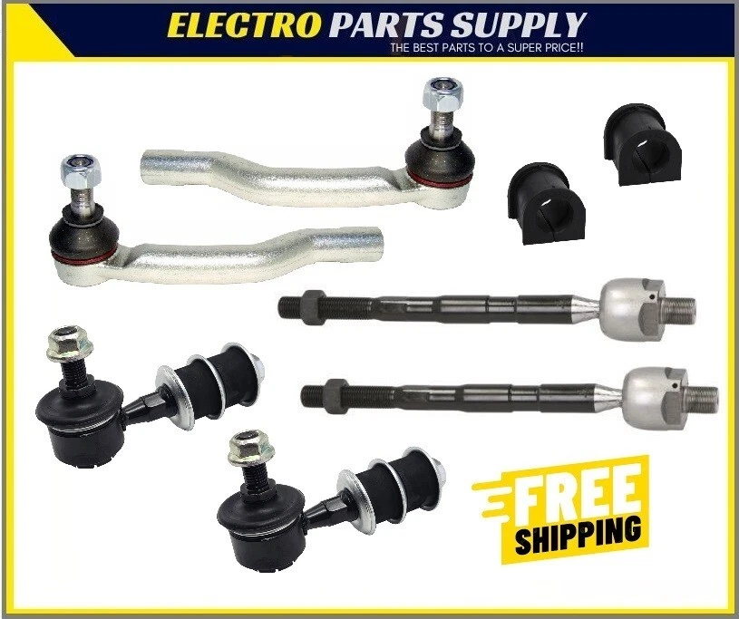 Grand Vitara 99-05 XL-7 Inner & Outer Tie Rods Links Kits Sway Bar Bushings 8PCS - Image 1 of 1