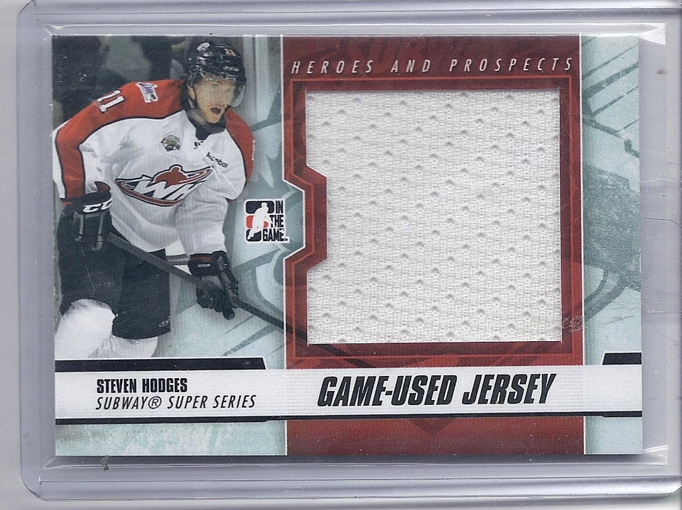 2012-13 HEROES PROSPECTS STEVEN HODGES SUBWAY SERIES JERSEY /120 SSM-25 PANTHERS - Image 1 of 1