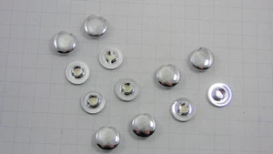 Kappe chrom Chromkappe für 8 mm Inbus für M10 - 12 Stück 1A Qualität - YAMAHA - Bild 1 von 4