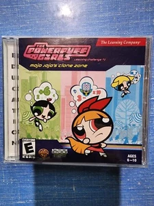 PC MAC CD Video Game 2002 The Powerpuff Girls Mojo Jojo's Clone Zone Learn - Picture 1 of 5