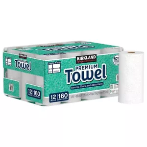 Kirkland Signature Paper Towels, 2-Ply, 160 Sheets, 12 Count - Picture 1 of 2