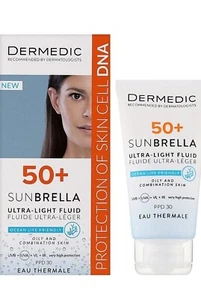 Dermedic Sunbrella ultra-light cream SPF50+ oily and combination skin 40ml - Picture 1 of 3