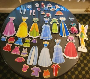 SHURE Teeny Tiny Wooden Magnetic Dress Up & Disney Princess 53 NO Dolls or Case  - Picture 1 of 21