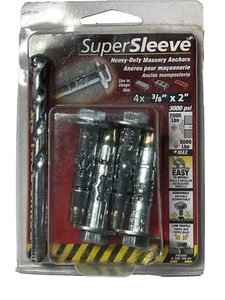 603r Super Sleeve Heavy-duty Anchor 3/8 Inch X 2 Inch - Picture 1 of 2