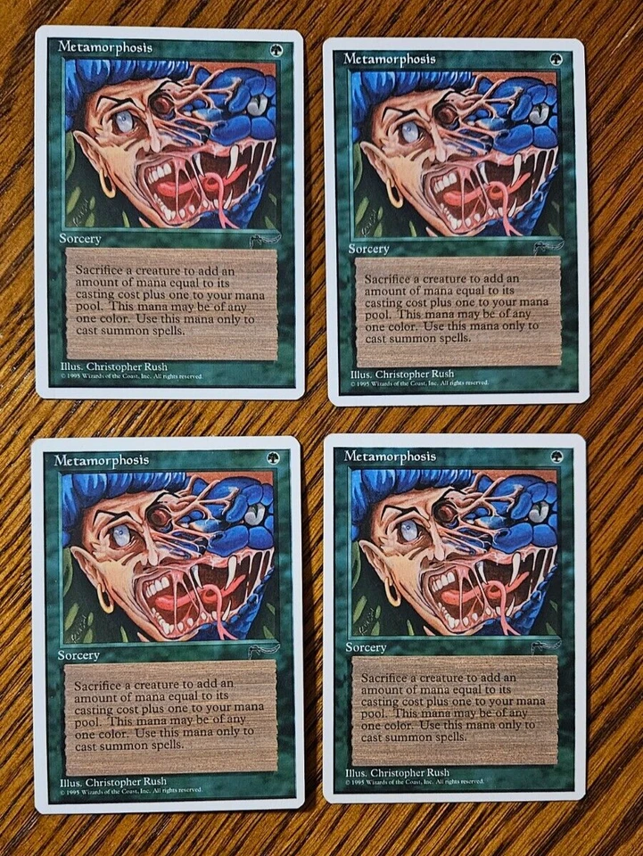 4x Metamorphosis - Chronicles 1995 - Magic the Gathering (MTG) Vintage - Image 1 of 1