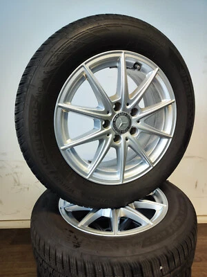 4 Winterräder 205 60 R16 Mercedes A B CLA Klasse W177 W247 W118 16" Alufelgen - Bild 1 von 3