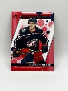 2022-23 SP Authentic Limited Red Future Watch Carson Meyer Rookie #179 Columbus - Picture 1 of 2