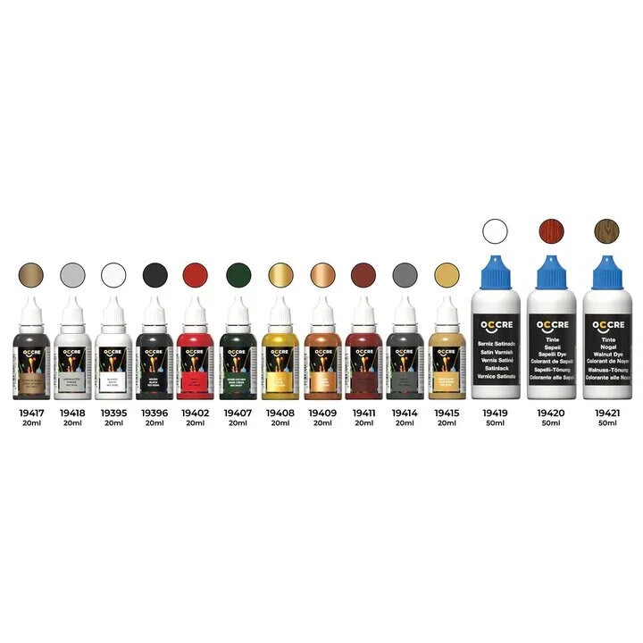 Occre Ref. 90507  Pack colori acrilici Amerigo Vespucci - 11 x 20 ml + 3 x 50 ml - Immagine 1 di 1