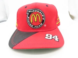 Vintage 1995 Bill Elliott 94 McDonalds Racing Team Snapback Hat Cap Nascar - Picture 1 of 14
