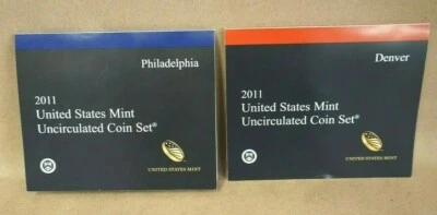2011 U.S. Mint Set, Original Plastic 28 Brilliant Uncirculated Coins, P & D Mint - Image 1 of 4